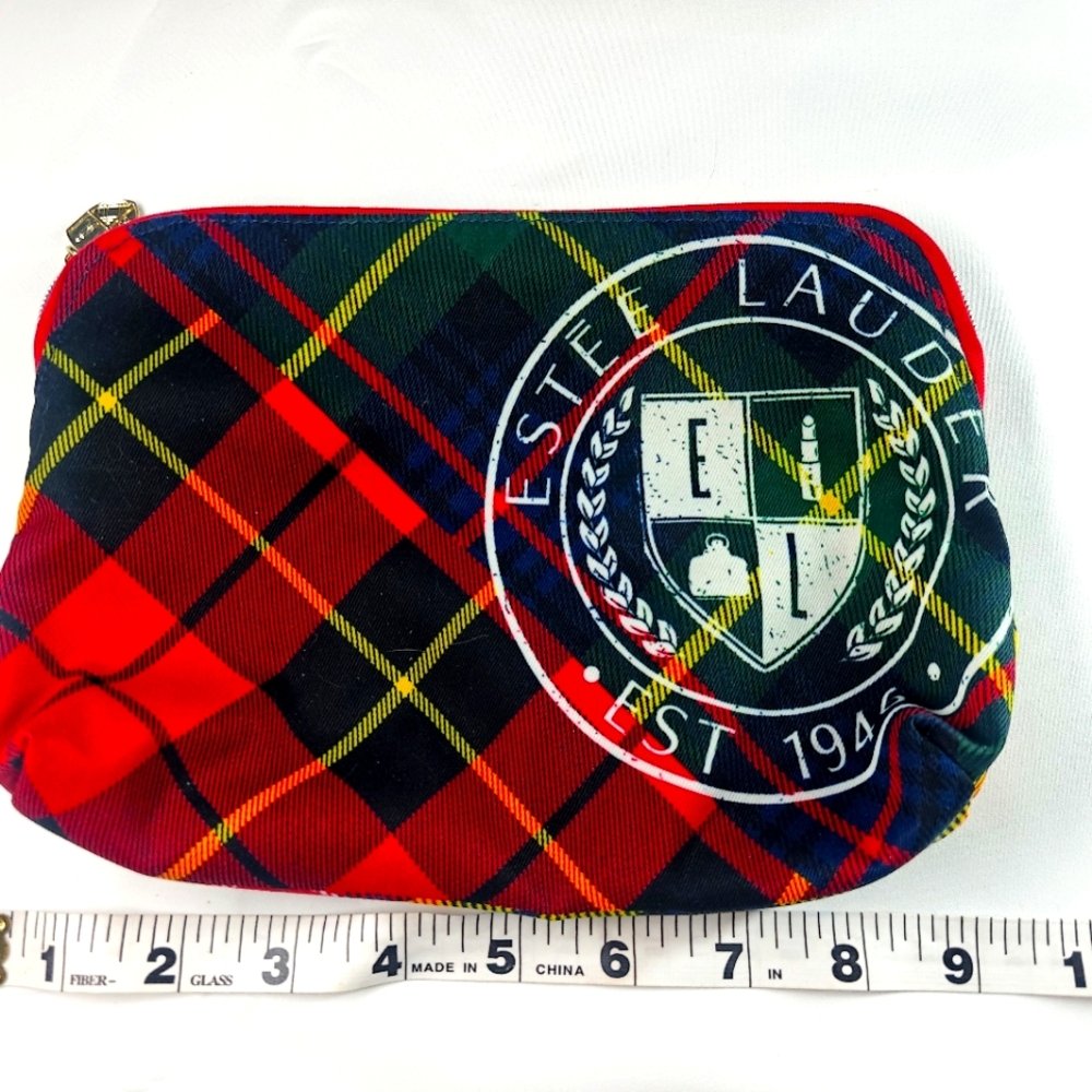 Estee Lauder Ivy League Tartan Plaid Bag